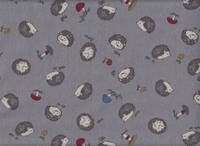 Igel & Pilze grau Igel & Pilze grau