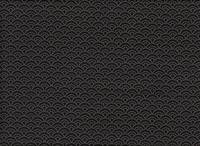 Wachstuch Seigaiha klein schwarz Wachstuch Seigaiha klein schwarz