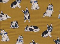 Wachstuch Bully klein gelb Wachstuch Bully klein gelb