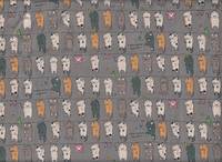 Wachstuch Katzenwäsche grau Wachstuch Katzenwäsche grau