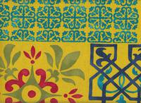 Wachstuch Tile Harmony 3 gelb Wachstuch Tile Harmony 3 gelb