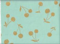 Wachstuch Kirschen mint Wachstuch Kirschen mint