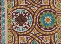 Wachstuch Tile Harmony 2 orange Wachstuch Tile Harmony 2 orange