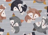 Wachstuch Big Animal - Fox gray Wachstuch Big Animal - Fox gray