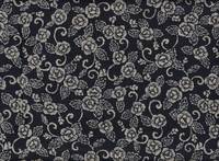 Wachstuch Blumen indigoblau Wachstuch Blumen indigoblau