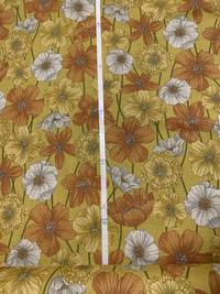 Wachstuch Classic Flower yellow Wachstuch Classic Flower yellow