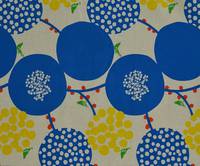 Wachstuch Echino Big berry blue Wachstuch Echino Big berry blue