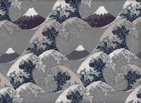 Wachstuch Fuji grau