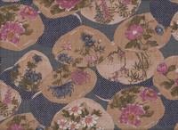 Wachstuch Kai-awase grau blau Wachstuch Kai-awase grau blau