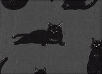 Wachstuch Katzen groß grau Wachstuch Katzen groß grau