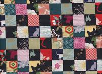 Wachstuch Katzen Patch rot Wachstuch Katzen Patch rot