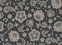 Wachstuch Lace Flower dark gray Wachstuch Lace Flower dark gray