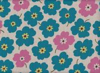 Wachstuch Simple Flower blue Wachstuch Simple Flower blue