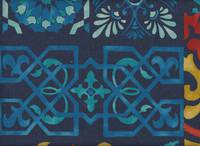 Wachstuch Tile Harmony 3 dunkelblau Wachstuch Tile Harmony 3 dunkelblau