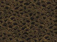 Wachstuch Wellen schwarz gelb Wachstuch Wellen schwarz gelb