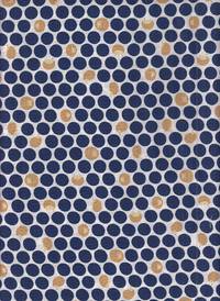 Wachstuch Igel Punkte blau Wachstuch Igel Punkte blau