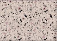 Wachstuch Cute cat natur Wachstuch Cute cat natur
