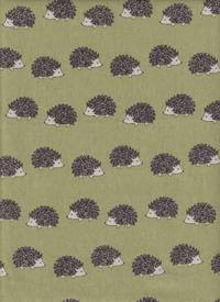 Wachstuch Igel grün Wachstuch Igel grün