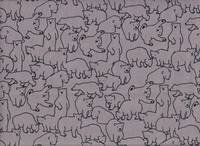 Wachstuch Eisbären grau Wachstuch Eisbären grau