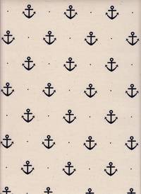 Wachstuch Anker natur Wachstuch Anker natur