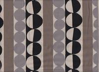 Wachstuch Circles & Stripes brown Wachstuch Circles & Stripes brown