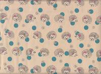 Wachstuch Cool Animals - Igel blau Wachstuch Cool Animals - Igel blau