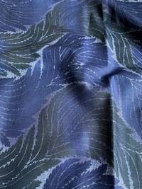 Wachstuch Farn blau Wachstuch Farn blau