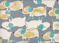 Wachstuch Wuff grau Wachstuch Wuff grau