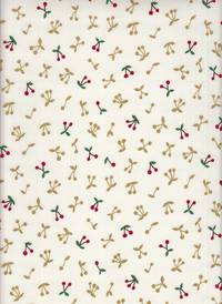 Wachstuch Kirschen klein weiß Wachstuch Kirschen klein weiß