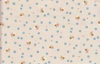 Wachstuch Biene blau Wachstuch Biene blau