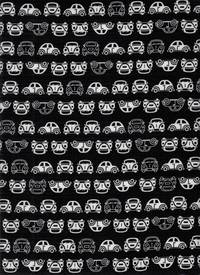 Wachstuch Autos schwarz Wachstuch Autos schwarz