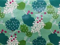 Reststück Wachstuch Echino Harvest seafoam 43cm Reststück Wachstuch Echino Harvest seafoam 43cm