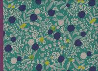 Wachstuch Echino Plum green Wachstuch Echino Plum green