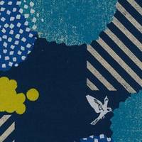 Wachstuch Echino Blossom navy Wachstuch Echino Blossom navy