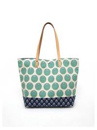 Wachstuch 2 design pattern - Circle Flower blue Wachstuch 2 design pattern - Circle Flower blue
