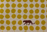 Wachstuch Echino Panther gelb Wachstuch Echino Panther gelb