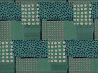 Wachstuch Dot Parade türkis Wachstuch Dot Parade türkis