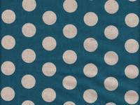 Wachstuch Punkte türkis Wachstuch Punkte türkis