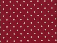 Wachstuch Dots cherry red Wachstuch Dots cherry red