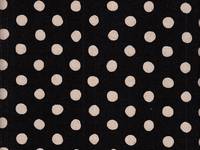 Wachstuch Punkte schwarz Wachstuch Punkte schwarz