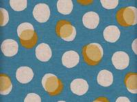 Wachstuch Shadow dots blue Wachstuch Shadow dots blue