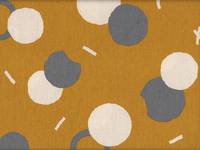 Wachstuch Punkte gelb Wachstuch Punkte gelb