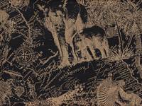 Wachstuch Luxe - Safari black Wachstuch Luxe - Safari black