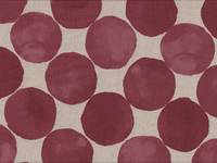 Wachstuch Punkte groß himbeere Wachstuch Punkte groß himbeere