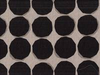 Reststück Wachstuch Nordic dots black 73x110cm