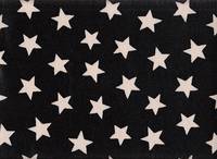 Wachstuch Sterne groß schwarz Wachstuch Sterne groß schwarz
