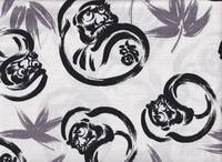 Wachstuch Daruma groß weiß Wachstuch Daruma groß weiß