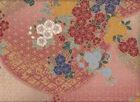 Wachstuch Sakura rosa gold Wachstuch Sakura rosa gold