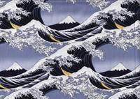 Wachstuch Hokusai The Great Wave schwarz Wachstuch Hokusai The Great Wave schwarz