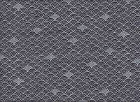 Wachstuch Seigaiha blau hellblau Wachstuch Seigaiha blau hellblau